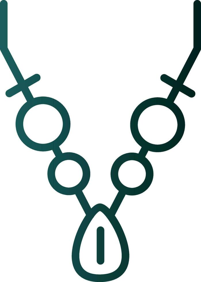 Necklace Vector Icon Design