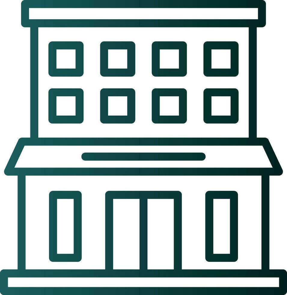 Office Building Vector Icon Design