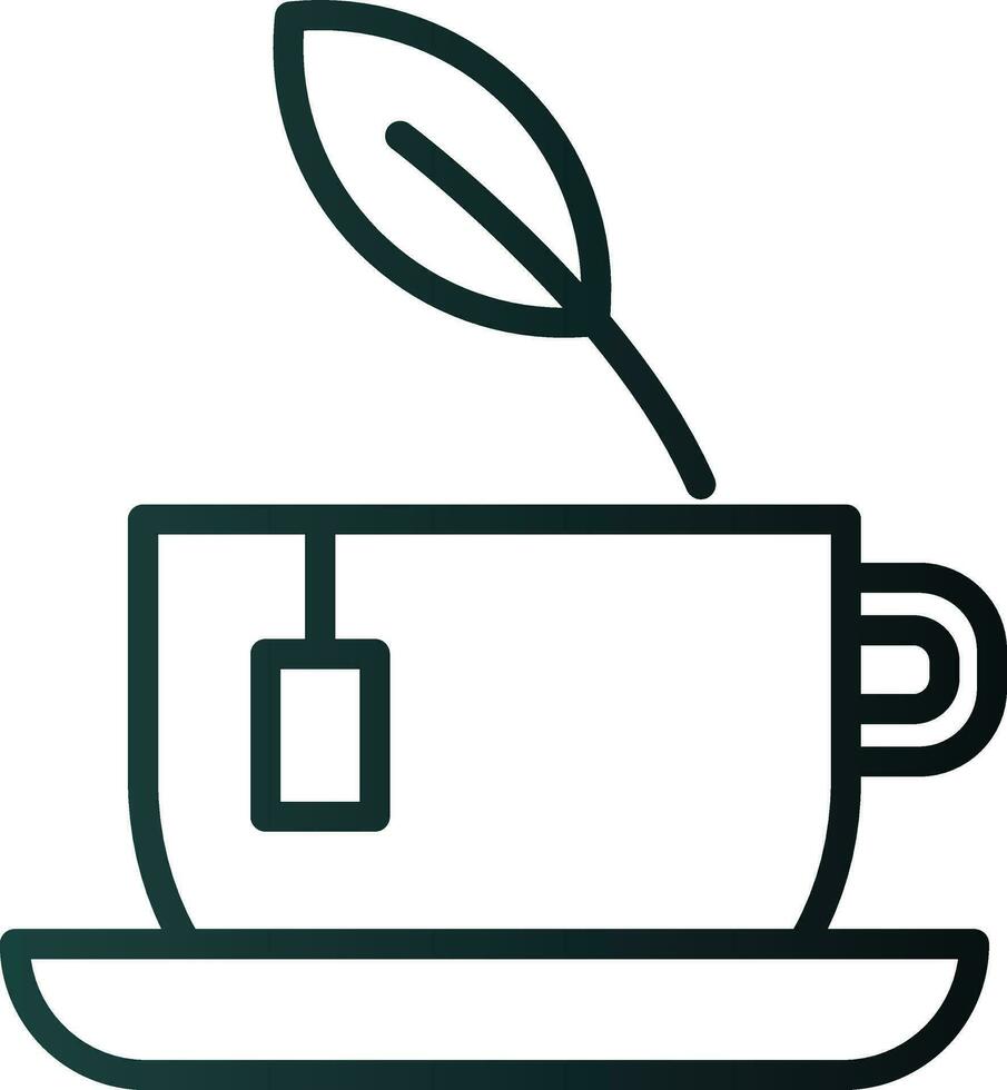 Green tea Vector Icon Design