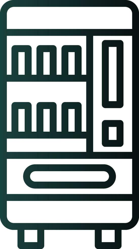 Vending machine Vector Icon Design