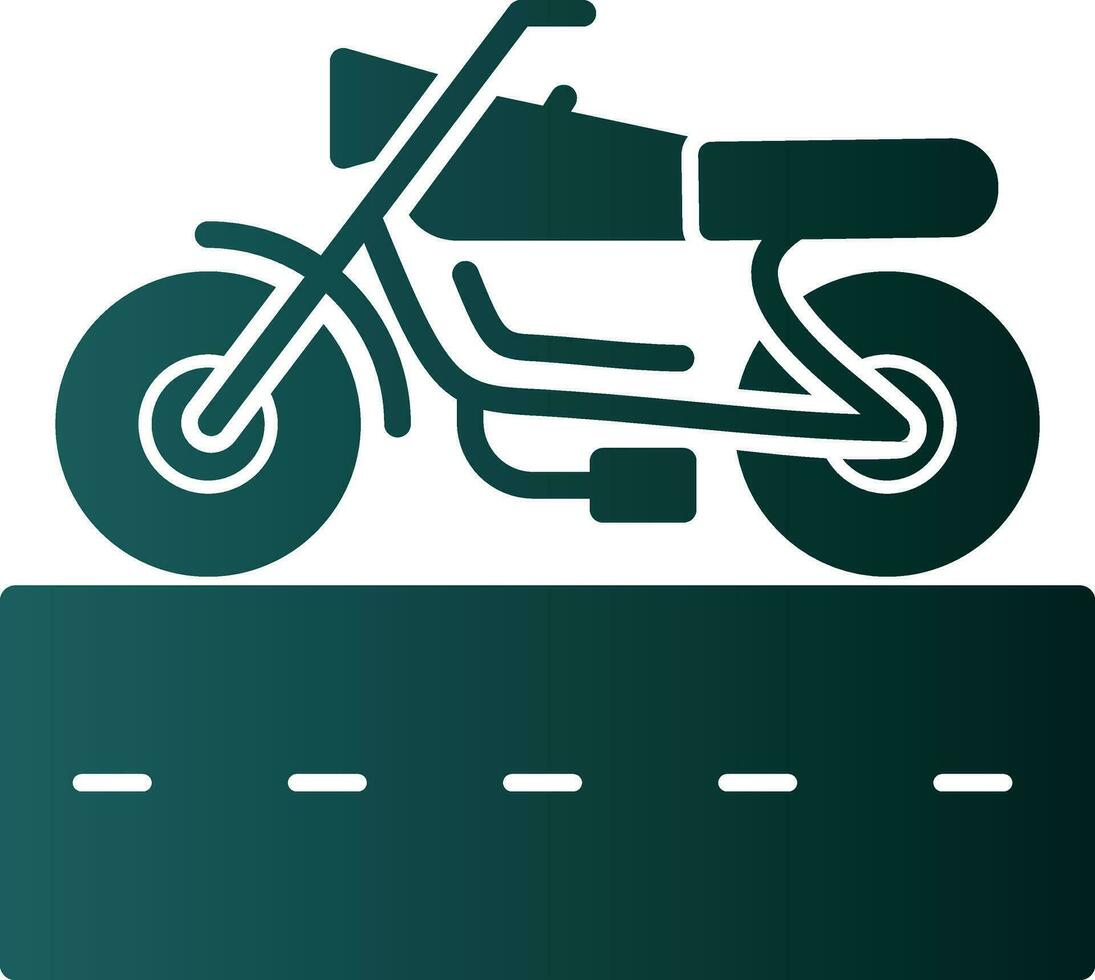 motocicleta carril vector icono diseño