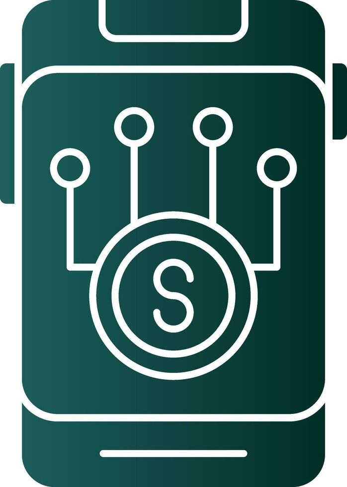 Digital Money Vector Icon Design