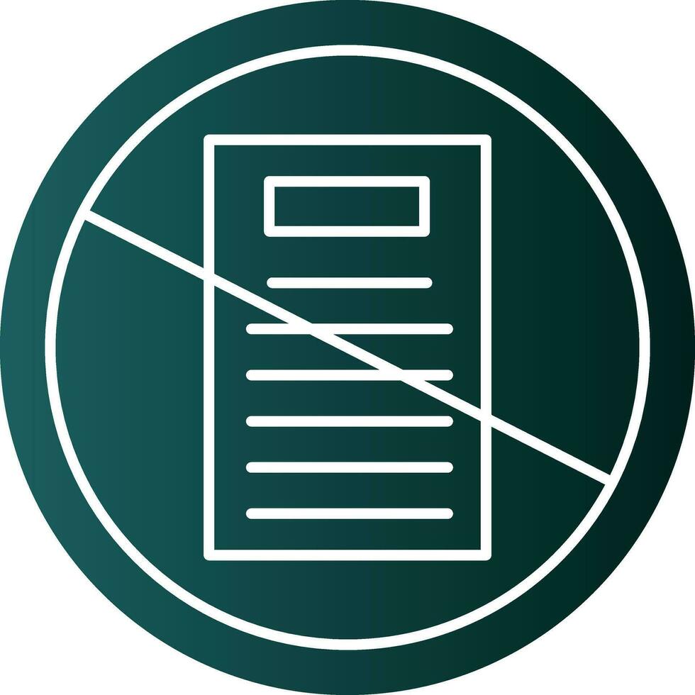 Paperless Vector Icon Design