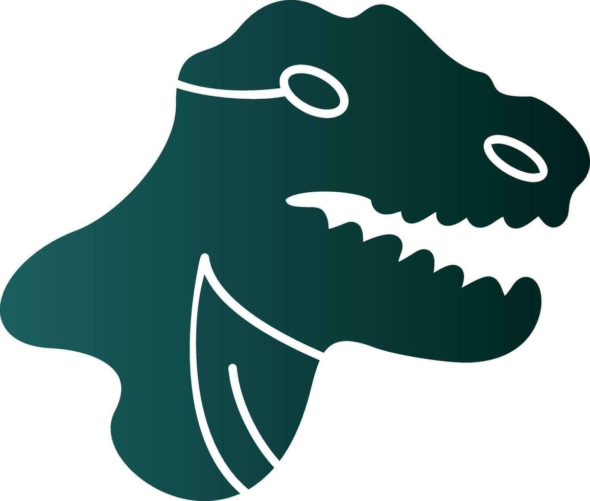 Tyrannosaurus rex Vector Icon Design