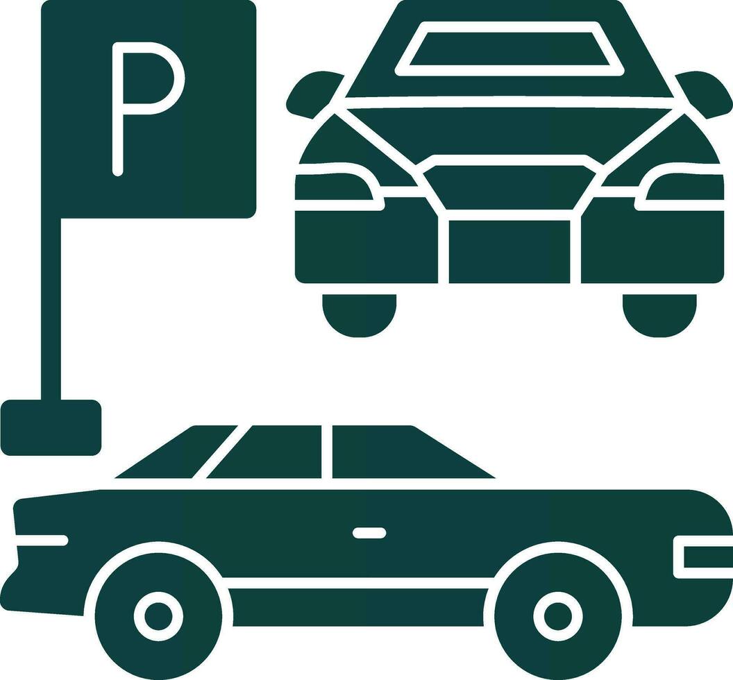 diseño de icono de vector de estacionamiento