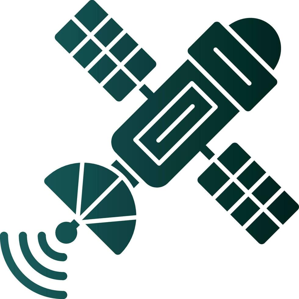 Space station Vector Icon Design