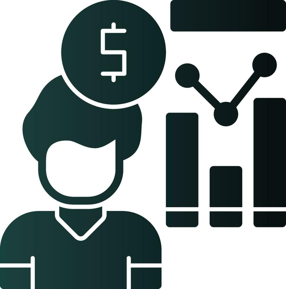 Trader Vector Icon Design