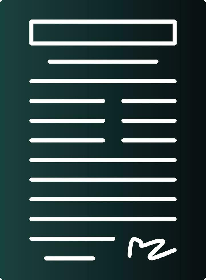 Registered document Vector Icon Design