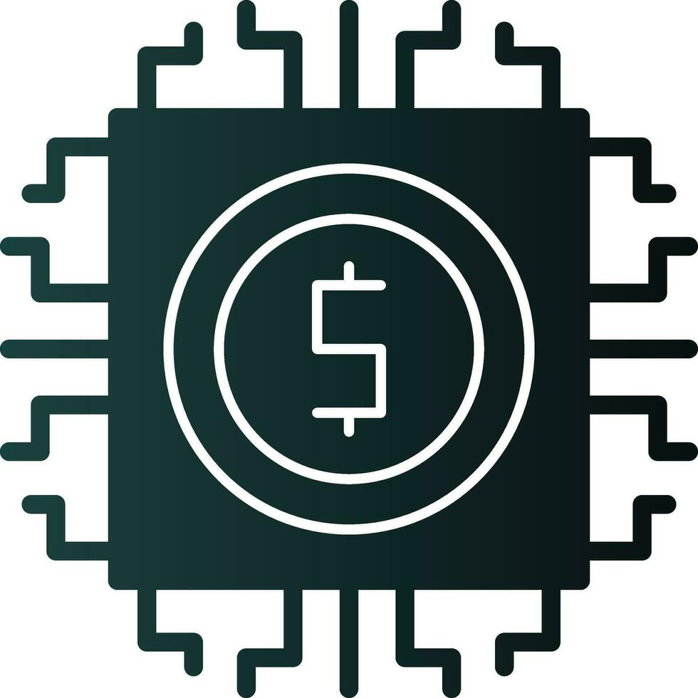 Digital currency Vector Icon Design