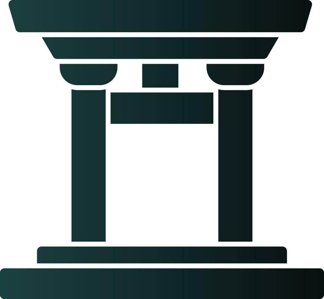 Torii gate Vector Icon Design