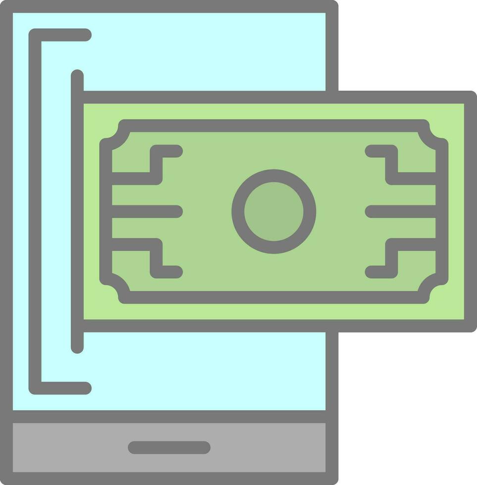 Digital wallet Vector Icon Design