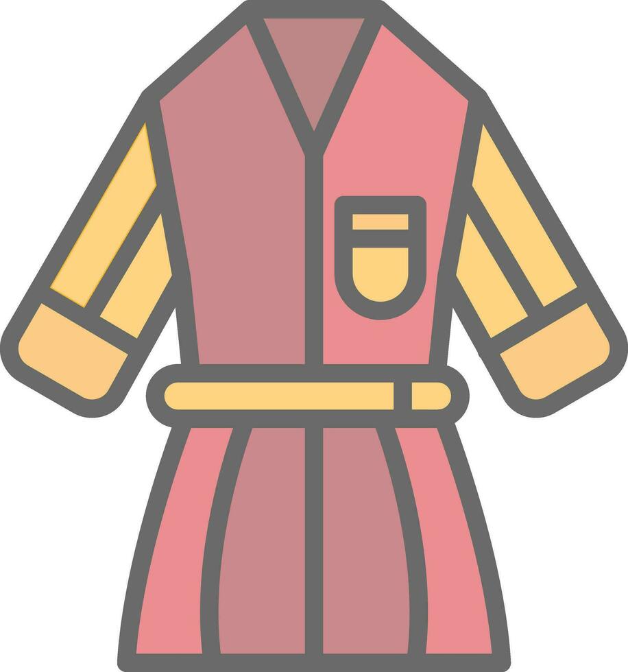 diseño de icono de vector de kimono