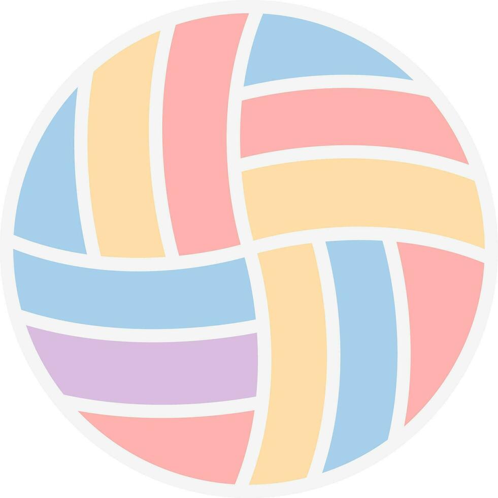 Volleyball Vector Icon Design