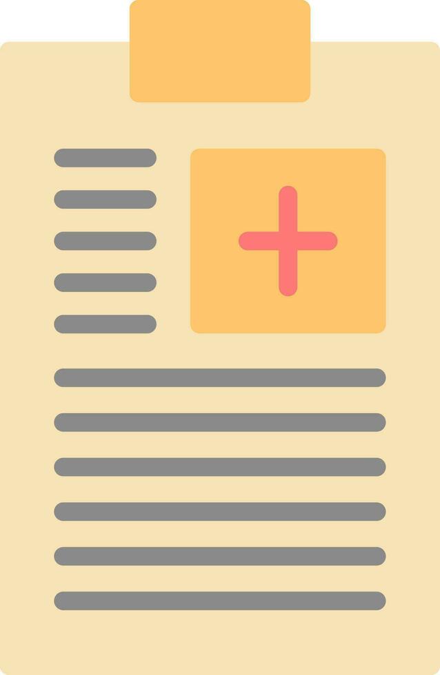 Medical File Vector Icon Design