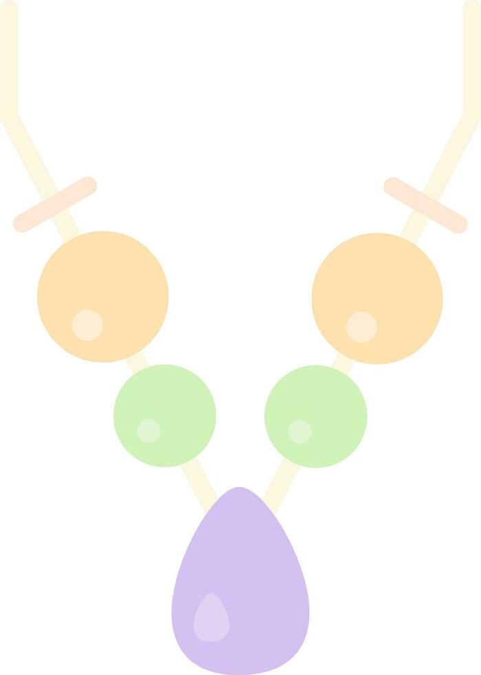 Necklace Vector Icon Design