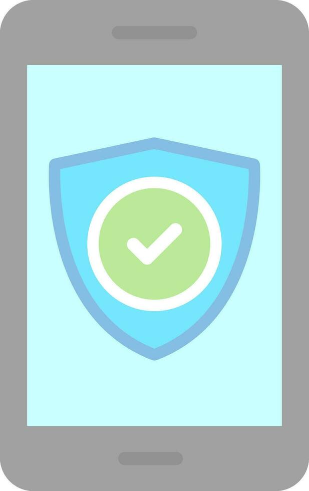 Phone Protect Vector Icon Design