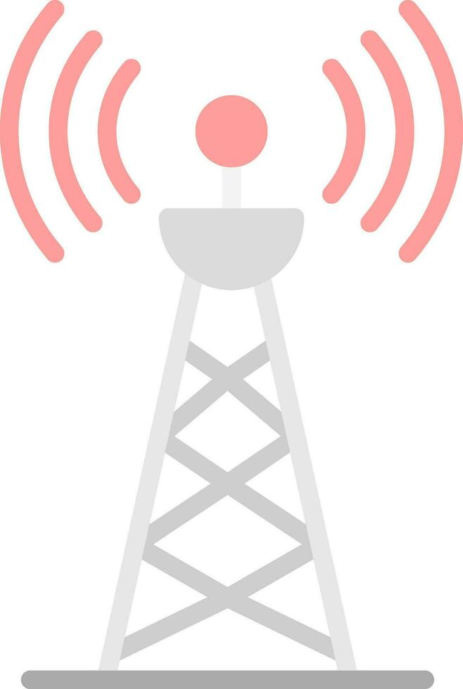 Radio tower Vector Icon Design