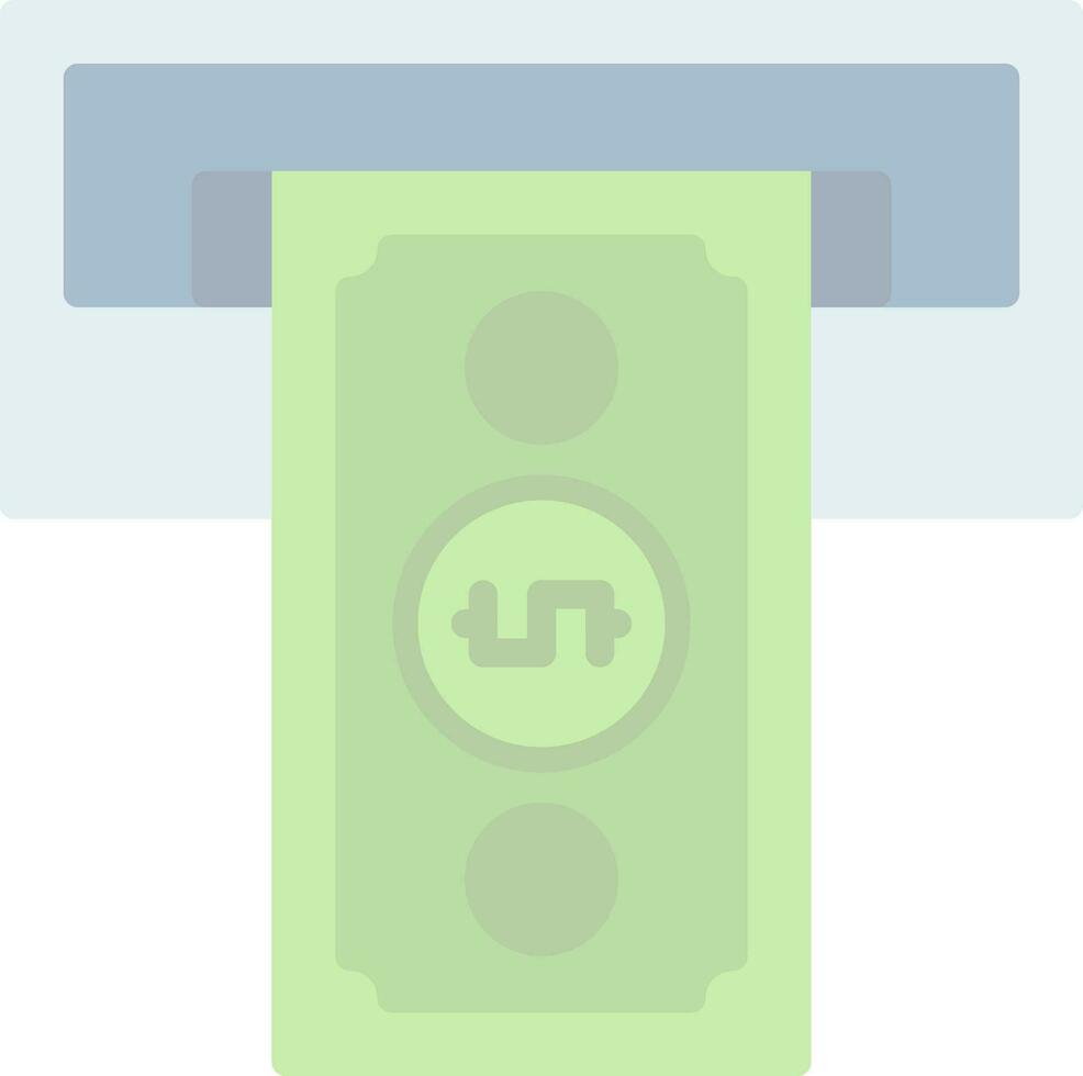 Cash withdrawal Vector Icon Design