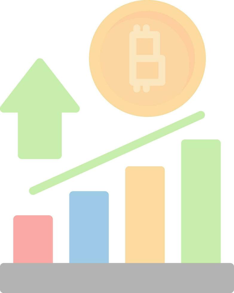 Profit growth Vector Icon Design