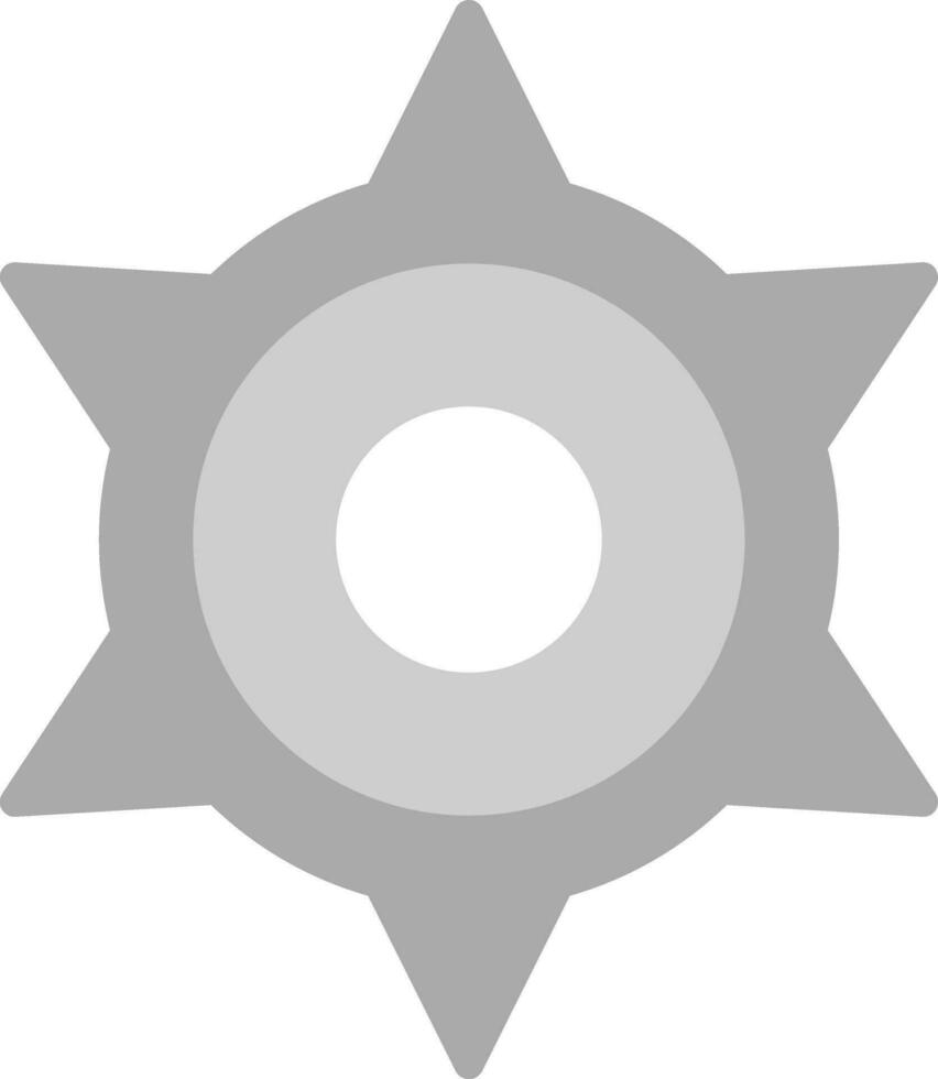 shuriken vector icono diseño