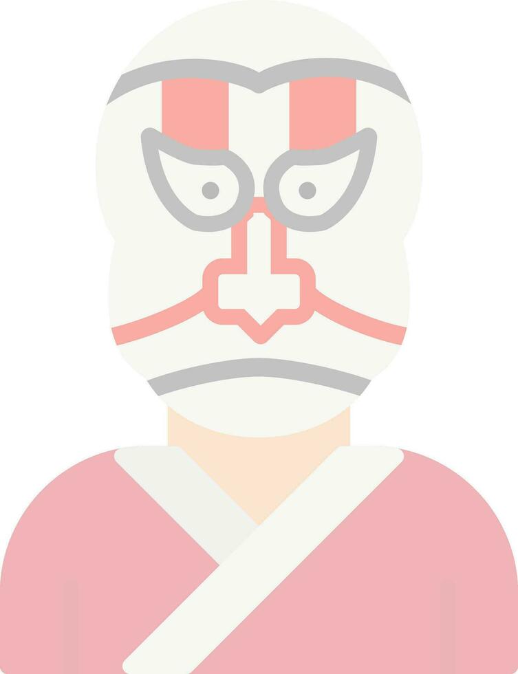 Kabuki Vector Icon Design