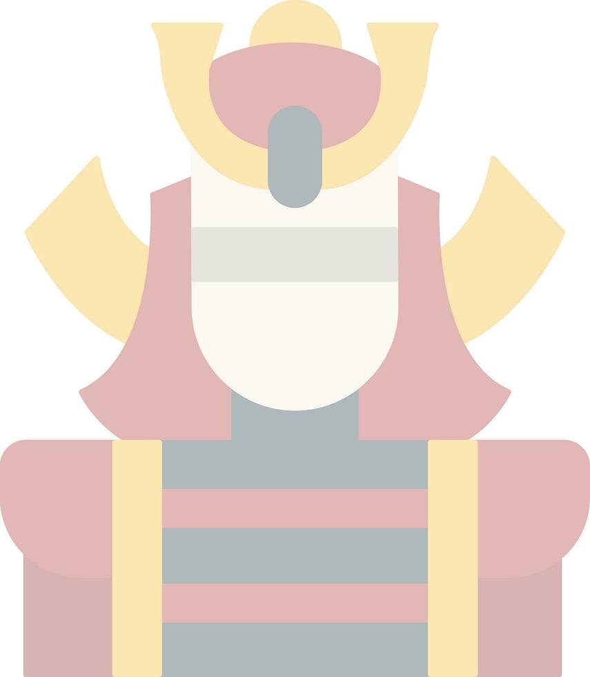 samurai vector icono diseño