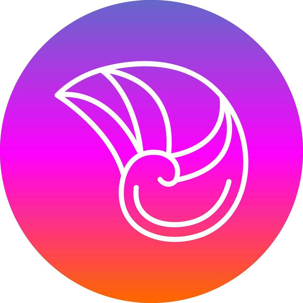 Nautilus Vector Icon Design