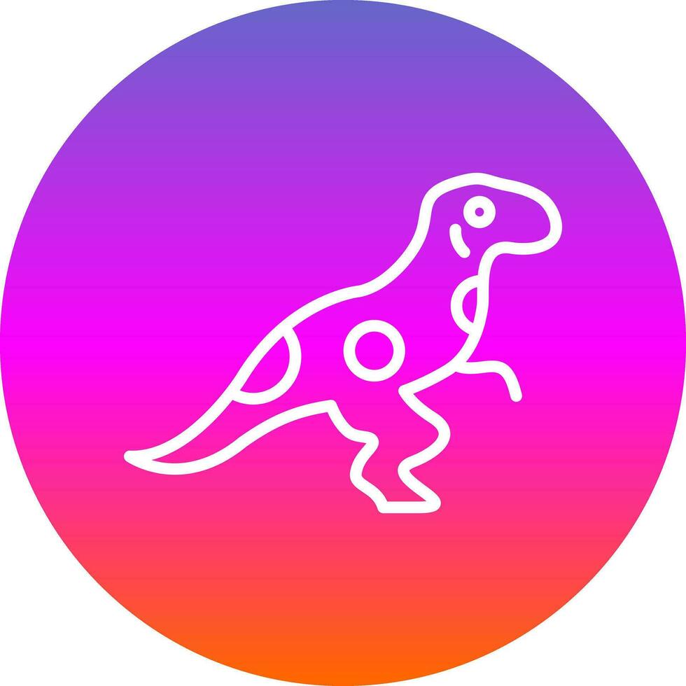 Dinosaur Vector Icon Design