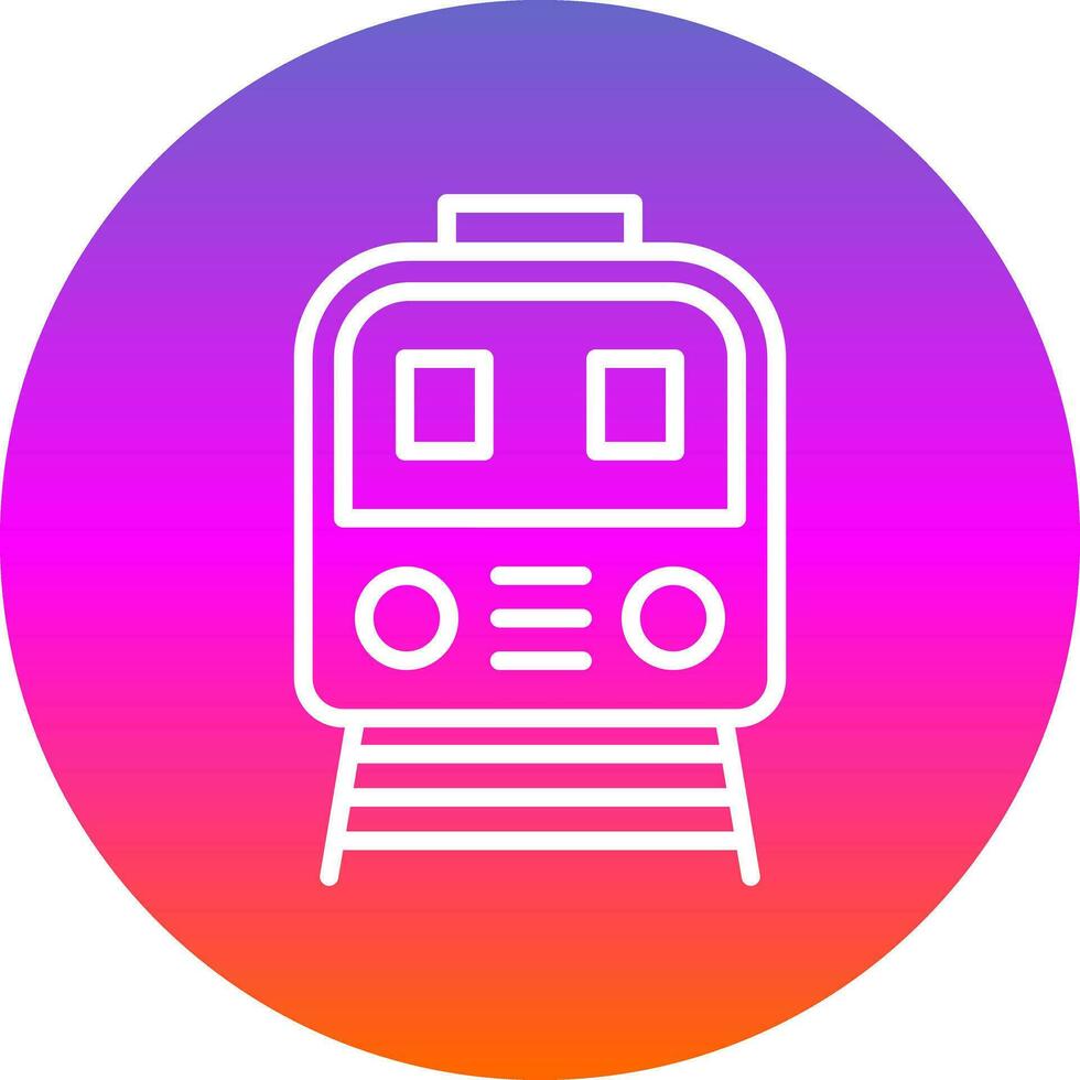 Tram Vector Icon Design