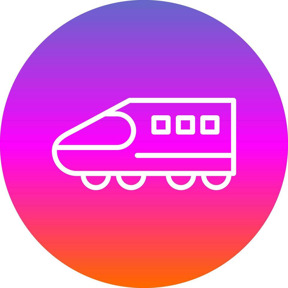 Shinkansen Vector Icon Design