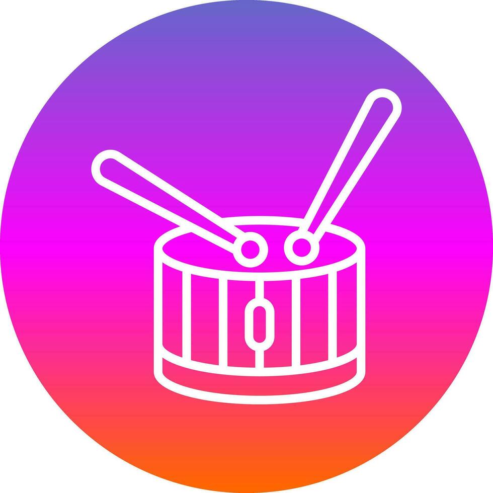 Drum Vector Icon Design