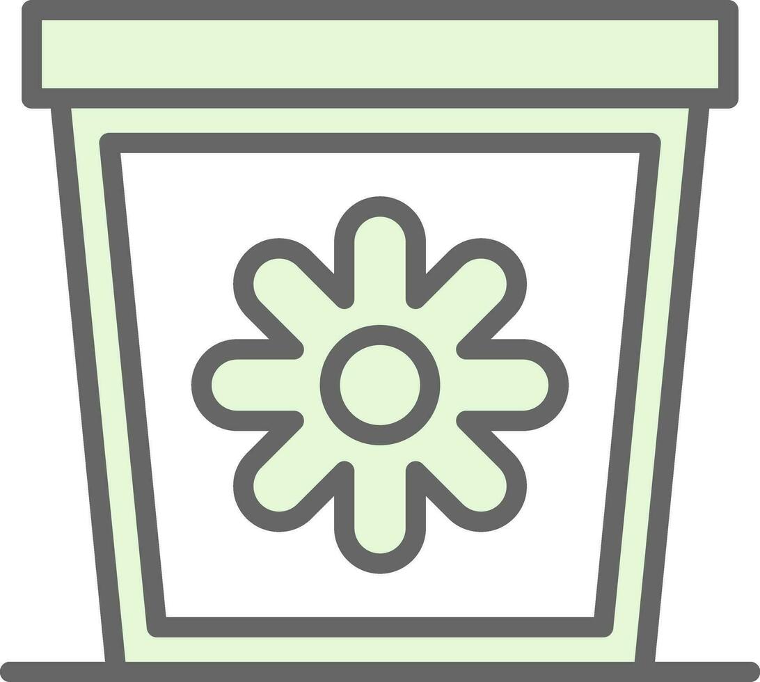 Plant Pot Vector Icon Design