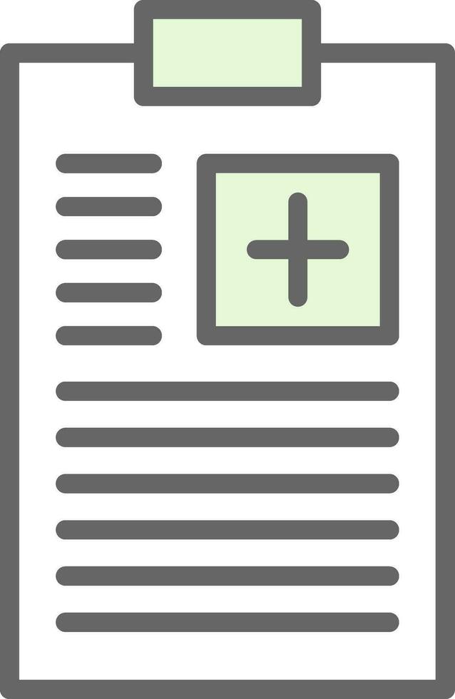 Medical File Vector Icon Design