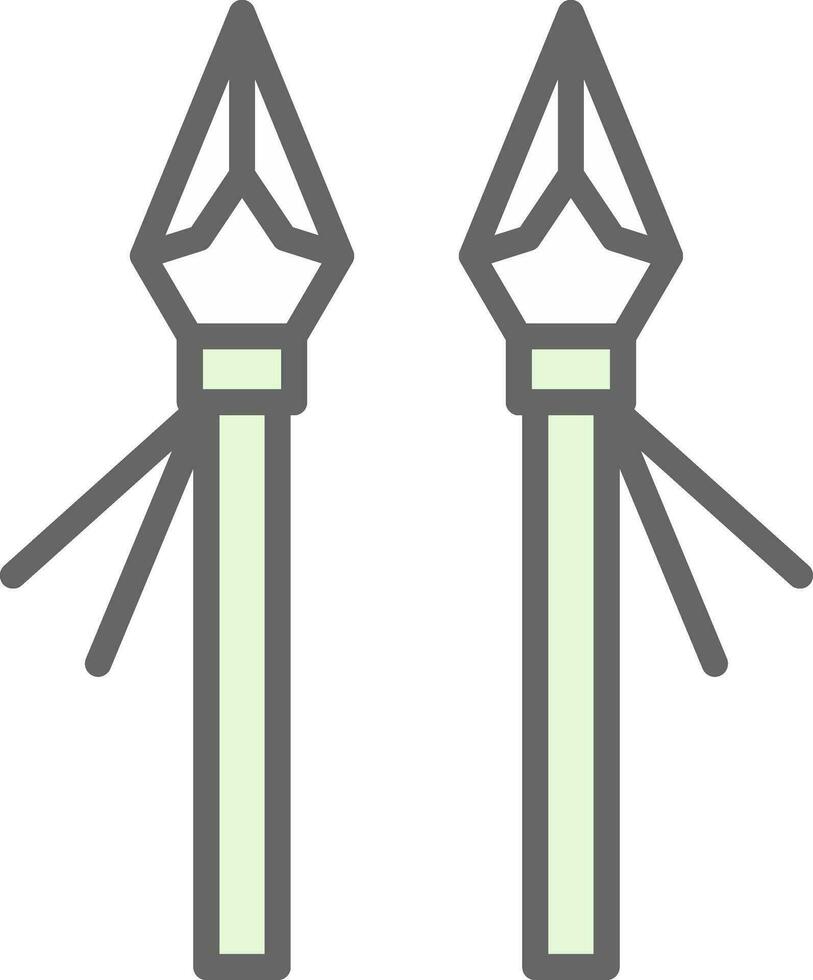 Spear Vector Icon Design