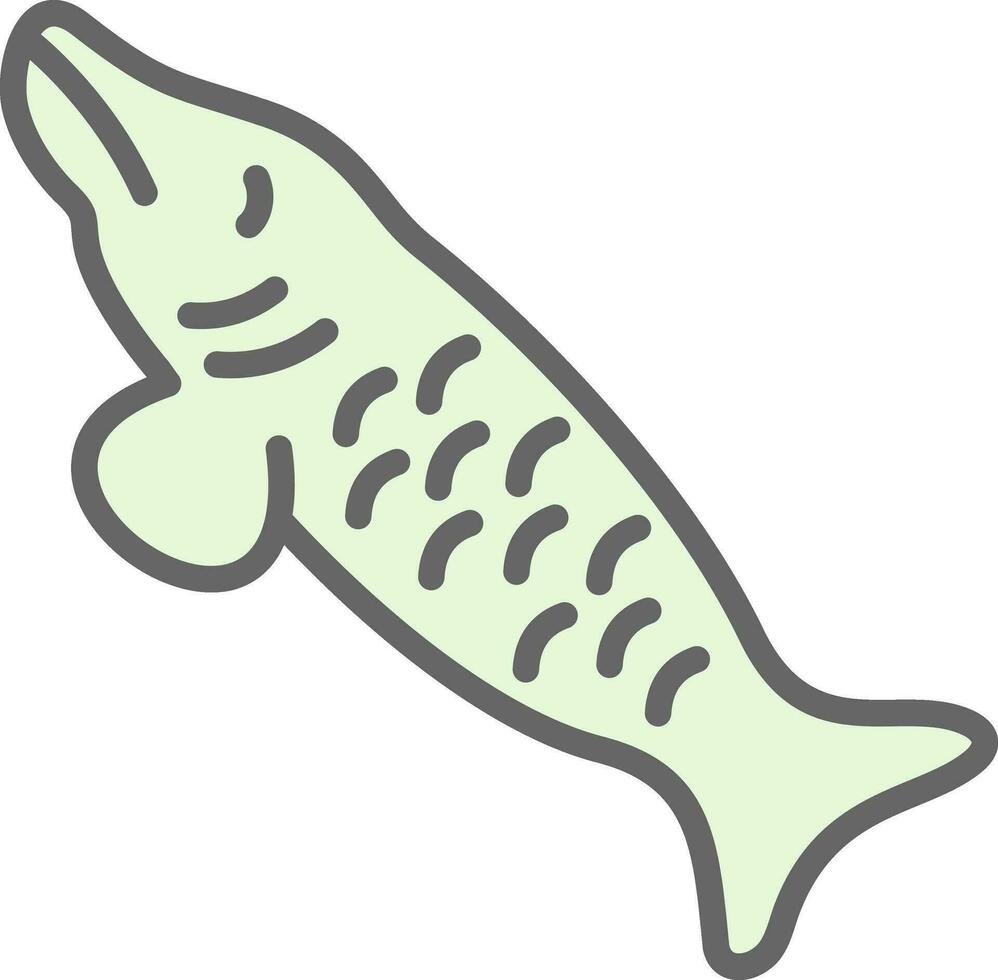 diseño de icono de vector de pescado