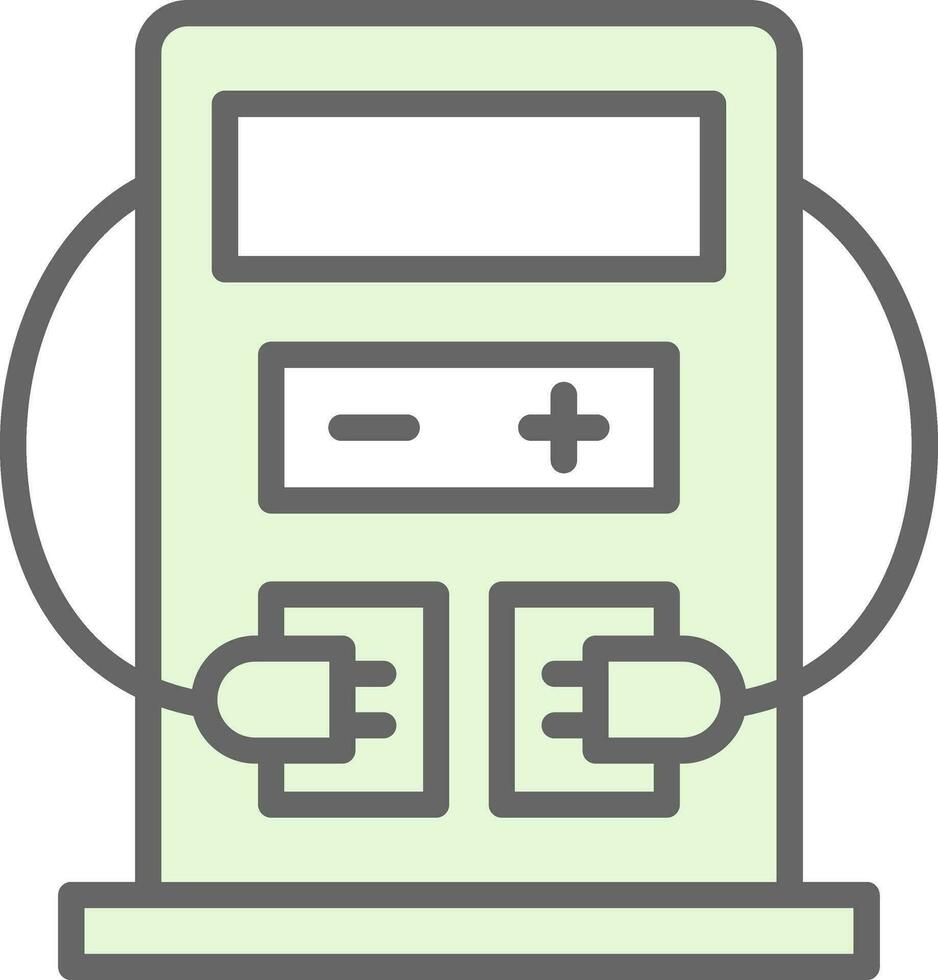 Charging station Vector Icon Design
