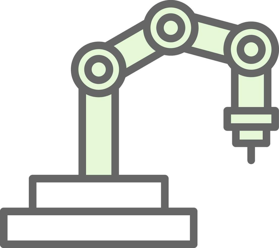 Robot arm Vector Icon Design