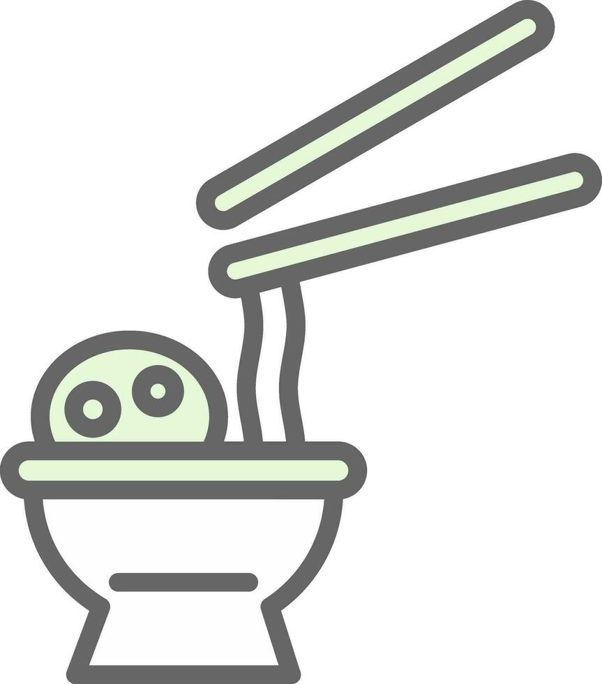 diseño de icono de vector de ramen