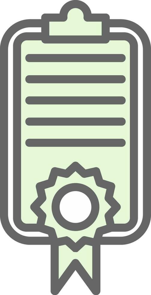 Certificate Vector Icon Design
