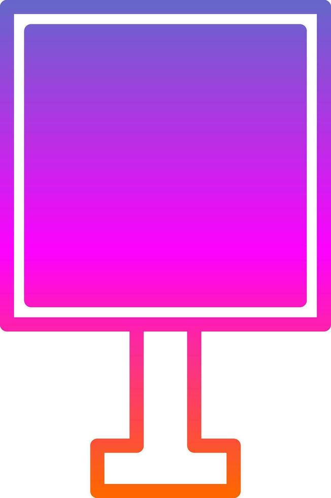 Give Way Vector Icon Design