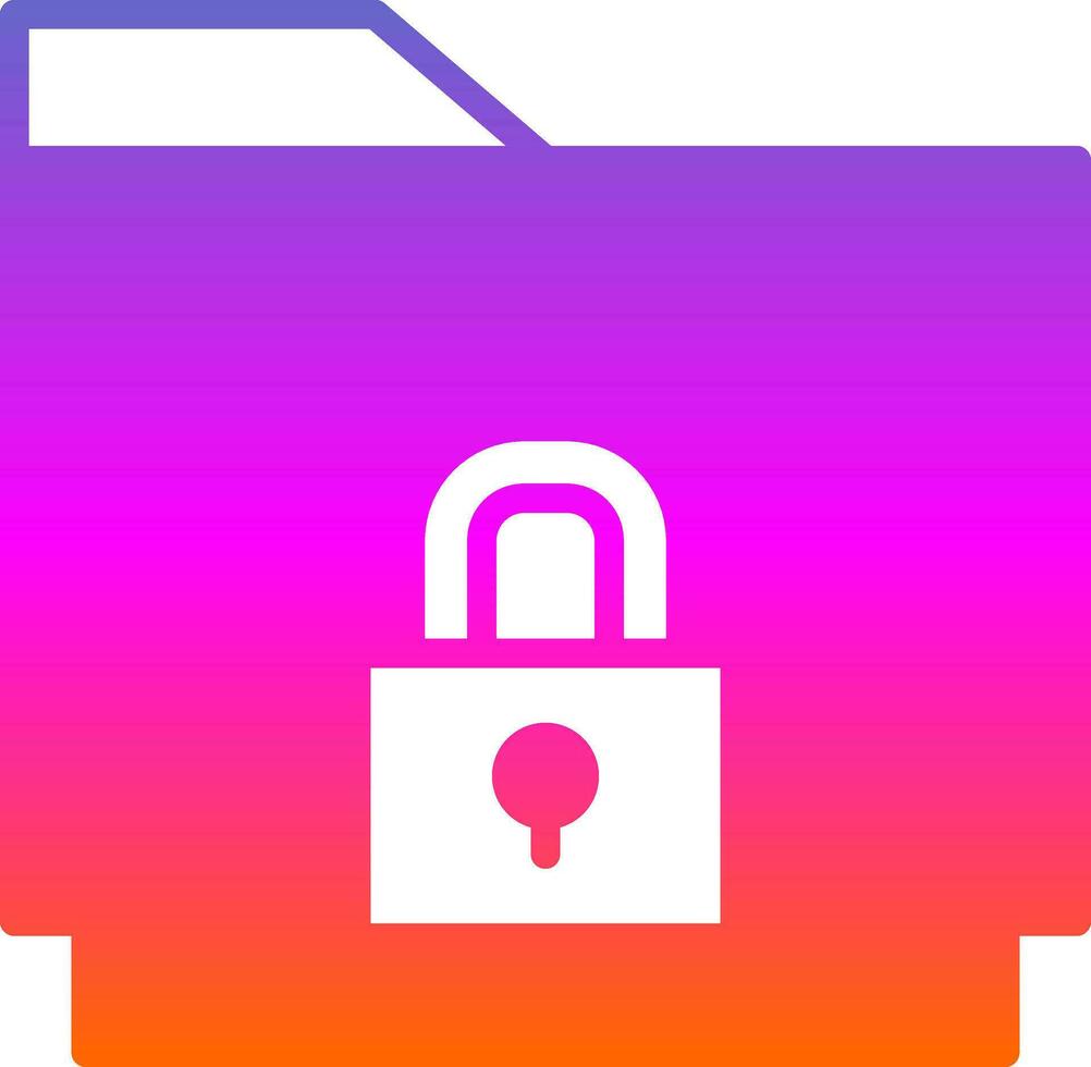 Data encryption Vector Icon Design