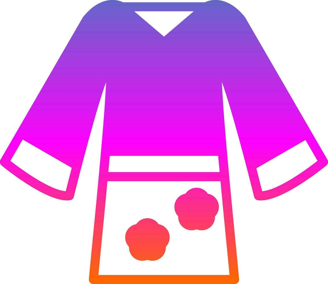 yukata vector icono diseño