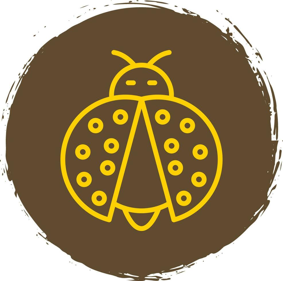 Ladybug Vector Icon Design