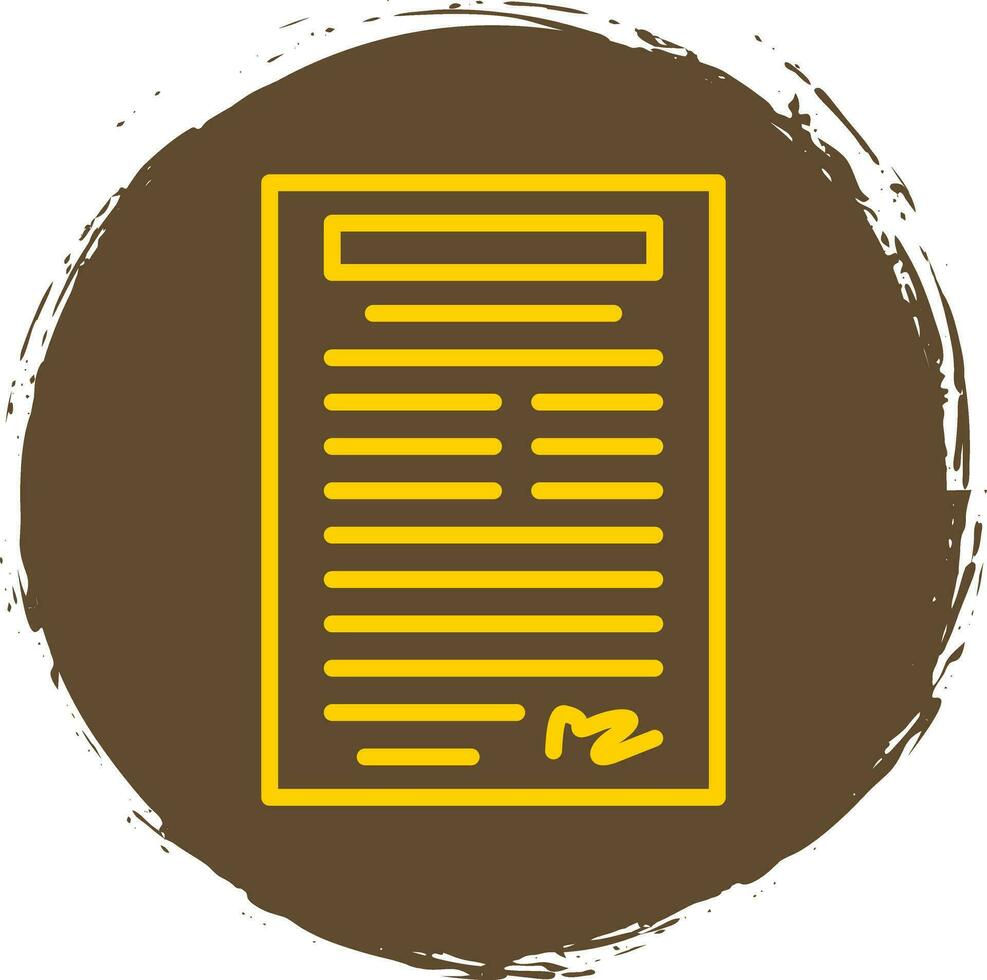 Registered document Vector Icon Design
