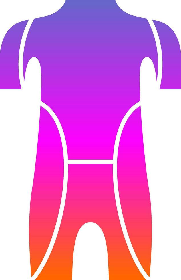 Wet Suit Vector Icon Design