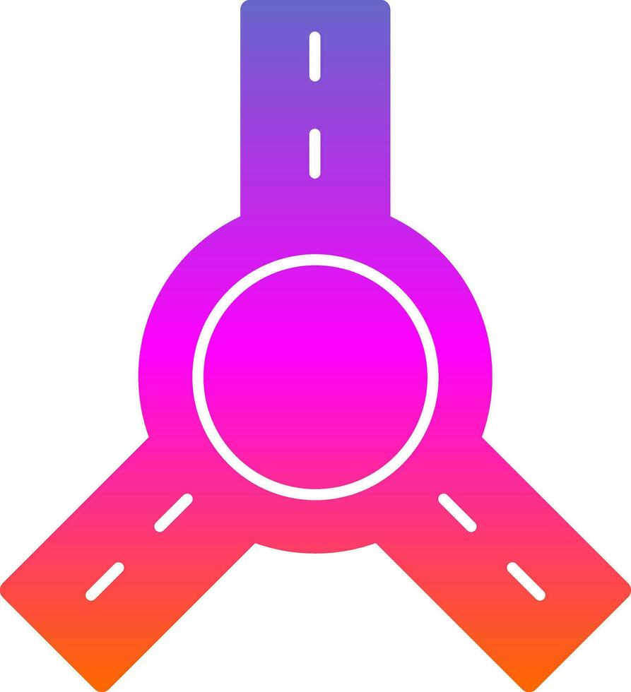 Roundabout Vector Icon Design