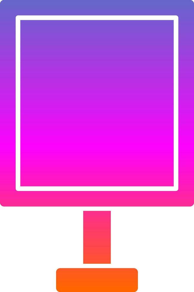 Keep Left Vector Icon Design