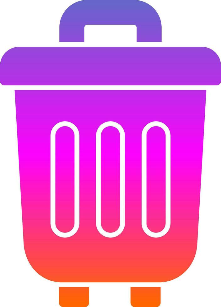 Trash Can Vector Icon Design