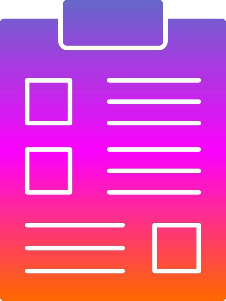 Checklist Vector Icon Design