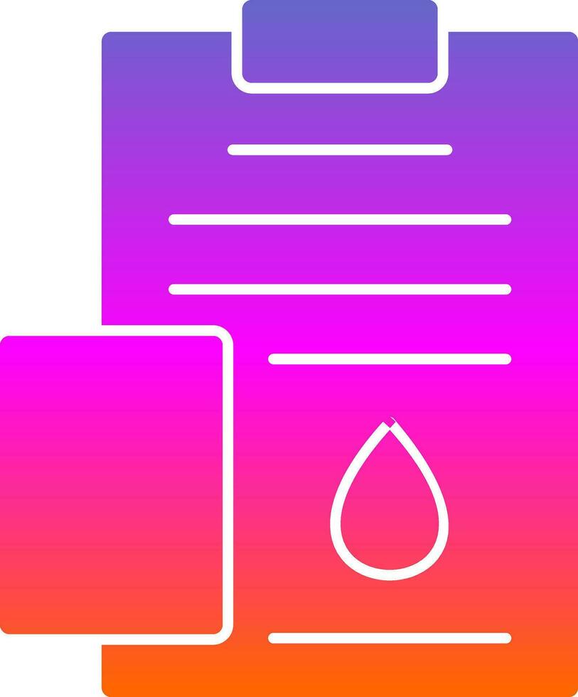 Blood Test Vector Icon Design